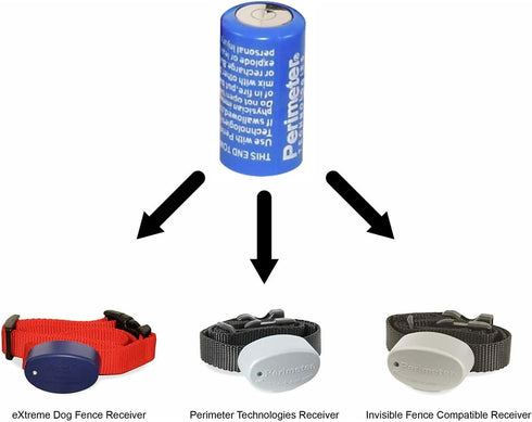 Perimeter Technologies Two Pack Dog Collar Batteries for Pet Fencing