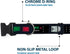 Dog Collar Plastic Clip, Star Wars Darth Vader Utility Belt, Bounding3, Black Grays Reds, 15 to 26 Inches