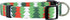 Native Pup Christmas Dog Collar, Winter Holiday Collars for Pets, Red Green, Large Breeds