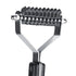 Oumefar Pet Hair Comb - Stainless Steel Pin Grooming Deshedding Tool for Cats, Dogs & Horses (M377-10)