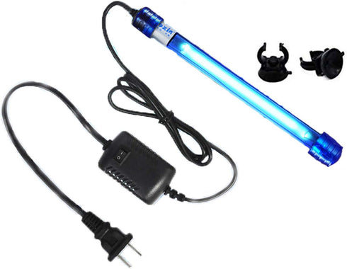 7W Aquarium Water Green Clean Lamp, Waterproof Algae Clean Light for Fish Tank and Pond