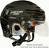 TronX S40 Vented-Cut Hockey Helmet Clear Visor, Anti-Scratch/Anti-Fog, CE Certified