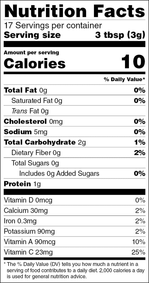 1.8 swiig Freeze-Dried, Chopped, Diced Kale, Raw, Vegan, No Added Sugar or Oils, No Gluten, No GMO Ingredients, Ounce