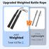 ASIEIT Upgraded Ropeless Battle Rope for Home Gym, Adjustable Weight Battle Ropes for Advanced Fitness Training