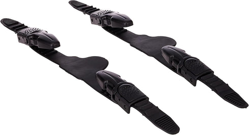 Scuba Choice Universal Diving Fin Straps, Adjustable Silicone & Neoprene, Pair, Black