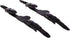 Scuba Choice Universal Diving Fin Straps, Adjustable Silicone & Neoprene, Pair, Black