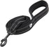 Creation Core Reflective Dog Leash - Durable Padded Pet Leash Strap for Puppy, Black 3.6Ft Long 0.8" Wide