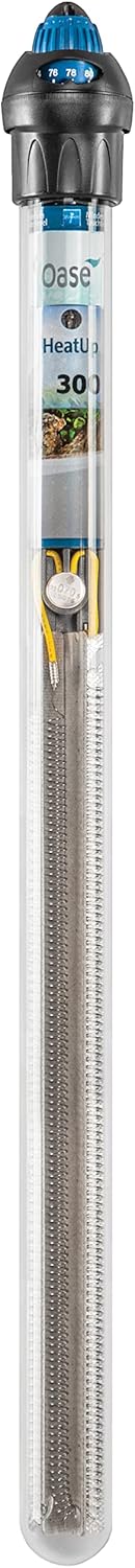 OASE Indoor Aquatics HeatUp 300 Watt Aquarium Heater, Clear Design for Efficient Heating