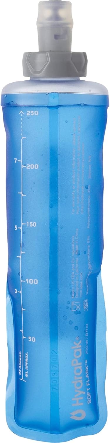 Salomon SOFT FLASK Running Hydration Accessories SOFT FLASK 250ml/8oz 28, Clear Blue, NS by Salomon