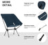 Backpacking CAMEL CROWN Portable Camping Chair Folding Compact Lawn Lightweight Chair with Carry Bag for Outdoor Hiking