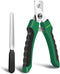 Dog Nail Clippers with Nail File, Ergonomic Dog Nail Trimmers to Avoid