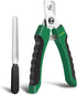 Dog Nail Clippers with Nail File, Ergonomic Dog Nail Trimmers to Avoid