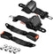 Golf Cart Seat Belts, 2 Pack Retractable Kit, Compatible with EZGO, Yamaha, Club Car DS Precedent