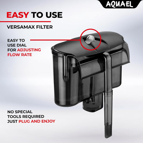 Aquael Versamax Hang-On-Back Filter for 5-25 Gallons (Versamax)