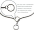 Heavy Duty Dog Choke Collar, Slip Dog P Chain Snake Collar for Small Large Dogs (Black/Gold/Silver/Rose Gold,
