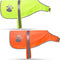 2 Pieces Adjustable Dog Reflective Vest, High Visibility Pet Safety Vest for Outdoor Activities, Walking, Hunting