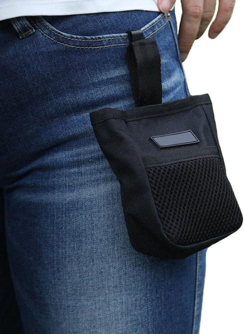 Small Dog Treat Pouch Hands-Free Pet Treat Bag Snacks Bag for Dog Training Mini Treat Tote Carrier Pet Food Storage Treat Pouch with Clip