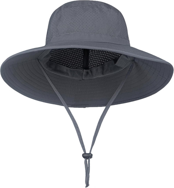 Rosoz Sun Hat for Men and Women - Boonie Bucket Hat with Wide Brim for Fishing, Safari, Beach, Garden UV Protection