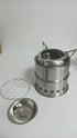 Ohuhu Camping Stove, Mini Portable Wood Burning Stove, Stainless Steel for Picnic BBQ Camping Hiking Cooking