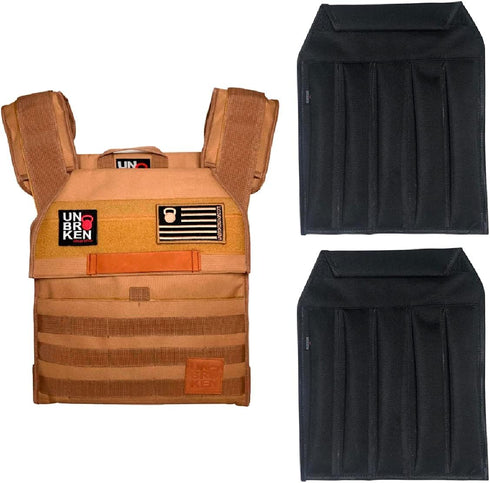 Unbrokenshop.com Sand Plates for Weight Vest, Adjustable and Portable for Fitness Exercise, Perfect Weights to Add to