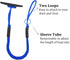 4 Pack Bungee Boat Dock Lines Boat Mooring Rope Boat Accessories Docking Lines for Kayak,Jet Ski,Pontoon,Canoe,Power