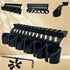 Gotical Quick Detach Saddle Side Carrier Kit, 12 Gauge 6 Round Shell Holder for Mossberg 500/590