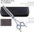 Left Handed Chunkers Dog Grooming Scissors 7.5'' Professional Thinning Shears, Japan 440C, 70% Thinning Rate