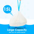 120 Count, 21.65"x11.8" Cat Litter Bags Drawstring Close Litter Box Liners for Automatic Litter Box,Thick Cat Poop