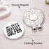 World's Okayest Golfer Golf Ball Marker with Magnetic Hat Clip, Funny Golf Accessories for Men Women