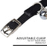 CHUKCHI Soft Velvet Adjustable Cat Collar with Bling Diamante and Bells, 11 inch for Small Dogs & Cats (Black)