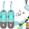 Dog Poop Waste Bags Holder with LED Flashlight|Cute Doggie Poo Bags Dispenser