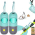 Dog Poop Waste Bags Holder with LED Flashlight|Cute Doggie Poo Bags Dispenser