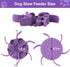 Dog Slow Feeder Bowls, Silicone Spiral Insert to Slow Down Eating for Large Medium Small Breed Dogs
