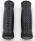 Velo Vinyl Leather Grips - Black, for 7/8" Handle Bars of Beach Cruiser Bikes