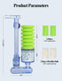 UPETTOOLS Aquarium Biochemical Sponge Filter - Ultra Quiet Air Pump with 2 Sponges & Bio Ceramic Media Balls
