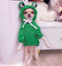 ChezAbbey Dog Hoodies, Pet Frog Clothes Outfit for Cold Weather, Doggie Hooded Sweatshirts for Small Medium Dogs