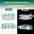 Bling Rhinestone Dog Collar, Soft Comfortable Adjustable Pet Collar with Bright Reflective Stripe for Small Medium