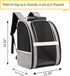 Texsens Pet Carrier Backpack - Ventilated Design with Window Blind for Small Cats & Dogs, Collapsible, Ideal for Travel