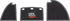 KEMIMOTO Golf Cart Dash Mats for Club Car Precedent (2004-2023) and Onward & Tempo (2007-2023), Golf Cart Accessories