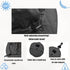 Waterproof Bucket Rain Hat with Chin Strap, Packable Sun Hat for Men Women Lightweight Hiking Outdoor Quick Dry