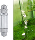 Zerodis CO2 Bubble Counter, 2 Types Single/Double Head Carbon Dioxide Bubble Counter Aquarium Diffuser Regulator Fish Tank Supplies (Double Head)