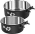 2 Pack Stainless Steel Hanging Water Bowl for Kennel Crate, No Spill Dog Bowls for Small Medium Dogs, Cats