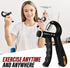 Hand Grip Strengthener Trainer with Adjustable Resistance - 10-130lbs (4.5-59kg) for Muscle Building, Injury Recovery,