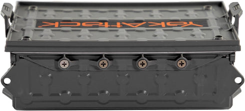 YakAttack TracPak Stackable Fishing Gear Storage Box, Single Box in Battleship Grey (SSO-1003-BG) for Kayak