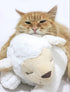 Dog Heartbeat Toy for Anxiety Relief - Soft Plush Calming Toy for Puppy Behavioral Training - Sheep Companion Pillow