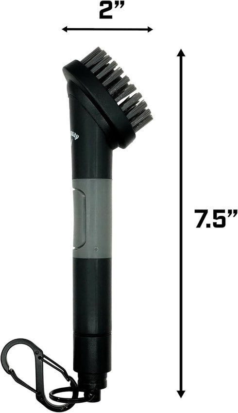 H2GO Callaway Golf Water Scrub Magnetic Club Brush - Quick-Release Magnetic Spray Club Brush for Your Golf Clubs