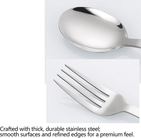 Set, 3-Piece Set Set) Stainless Steel Utensil Reusable Travel Cutlery with Storage Bag & Carabiner, Portable Stainless