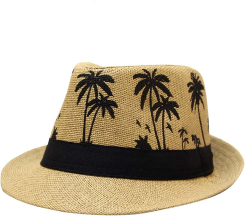 YOLAI Women Men Sunscreen Straw Cap Beach Casual Fisherman Hat Outdoor Travel Breathable