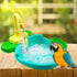 Petlex Bird Bath for Cage, Bird Bath Fountains Indoor, Parrot Automatic Bathing Box Bird Bath Shower Accessories Bird