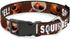 Buckle-Down Plastic Clip Collar - Dug 3-Poses/SQUIRREL! - Brown/Yellow/White, 1" Wide, Fits 9-15" Neck - Small